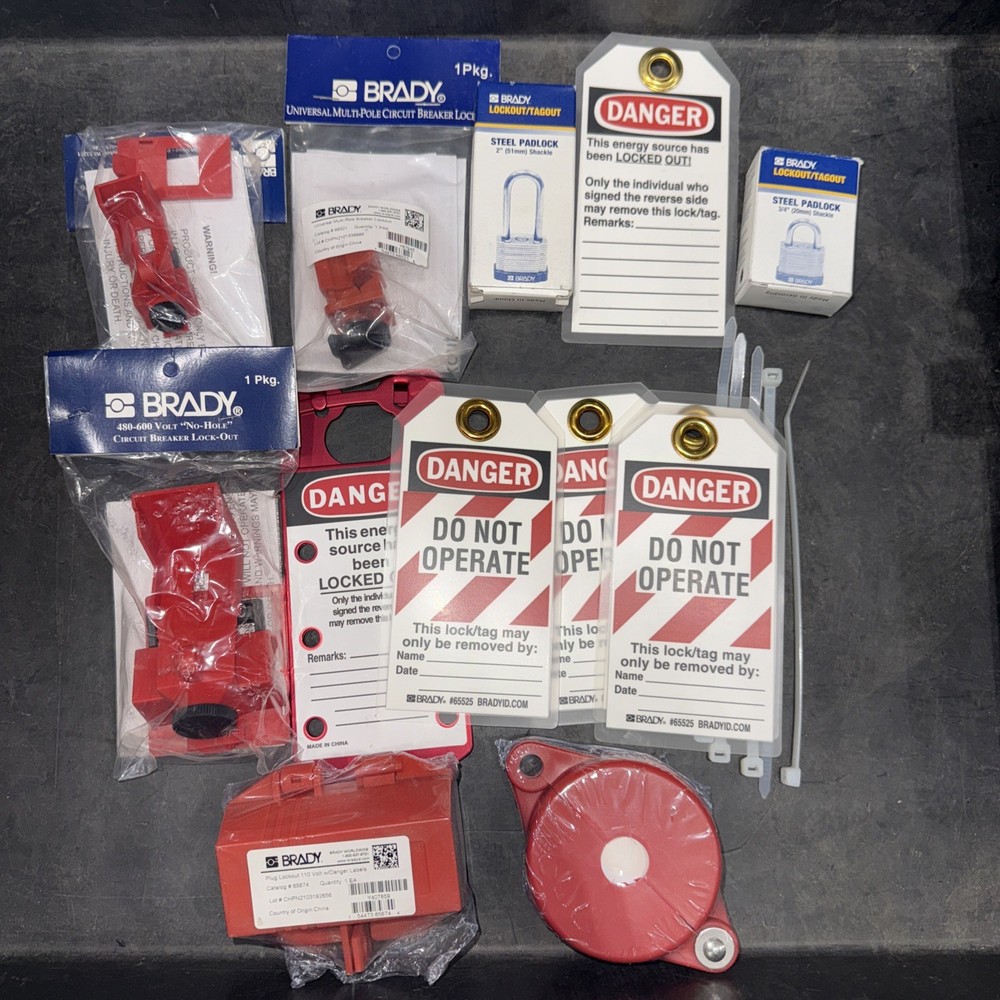 BRADY Y67520 LOCKOUT TOOL BOX