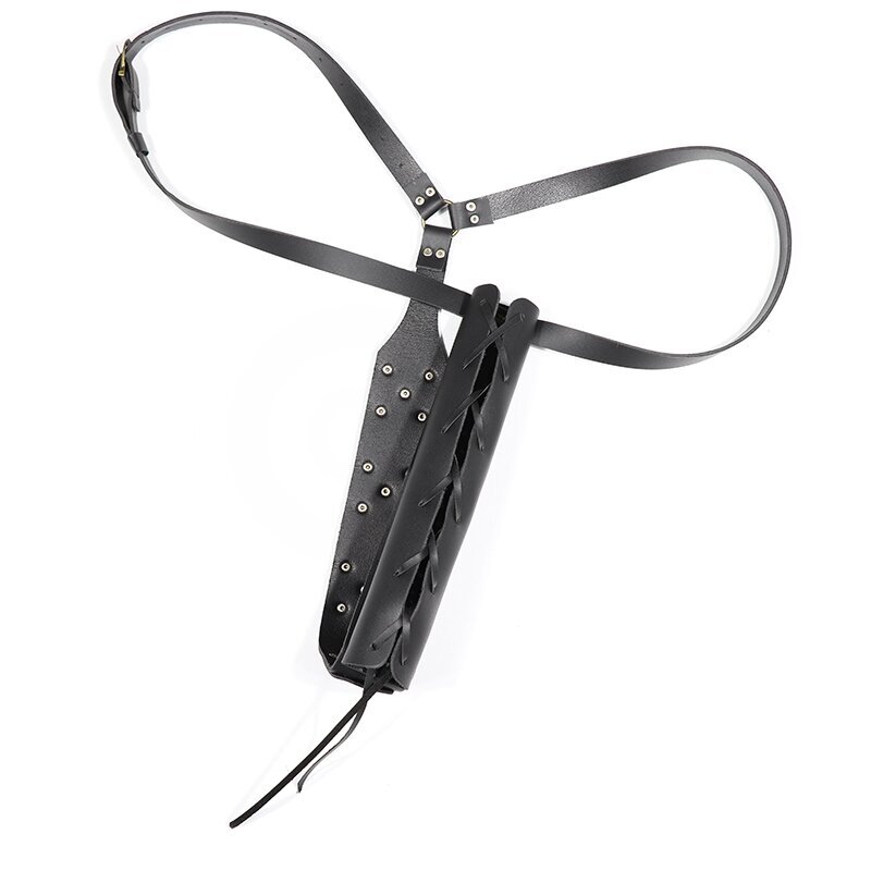 Medieval Men Sword Holder Shoulder Back Sheath Scabbard Warrior Single Shoulder
