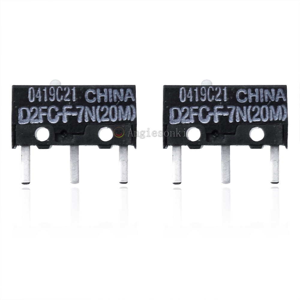 2X OMRON Micro Switch Microswitch D2FC-F-7N(20M) for APPLE RAZER Logitech Mouse