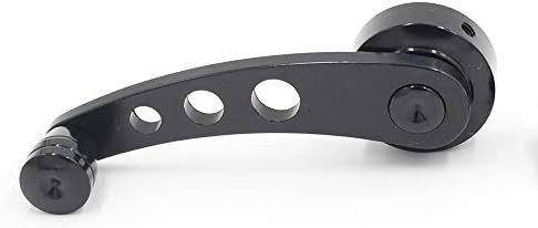 Car Window Handle, Universal Fit, Black, 2pc