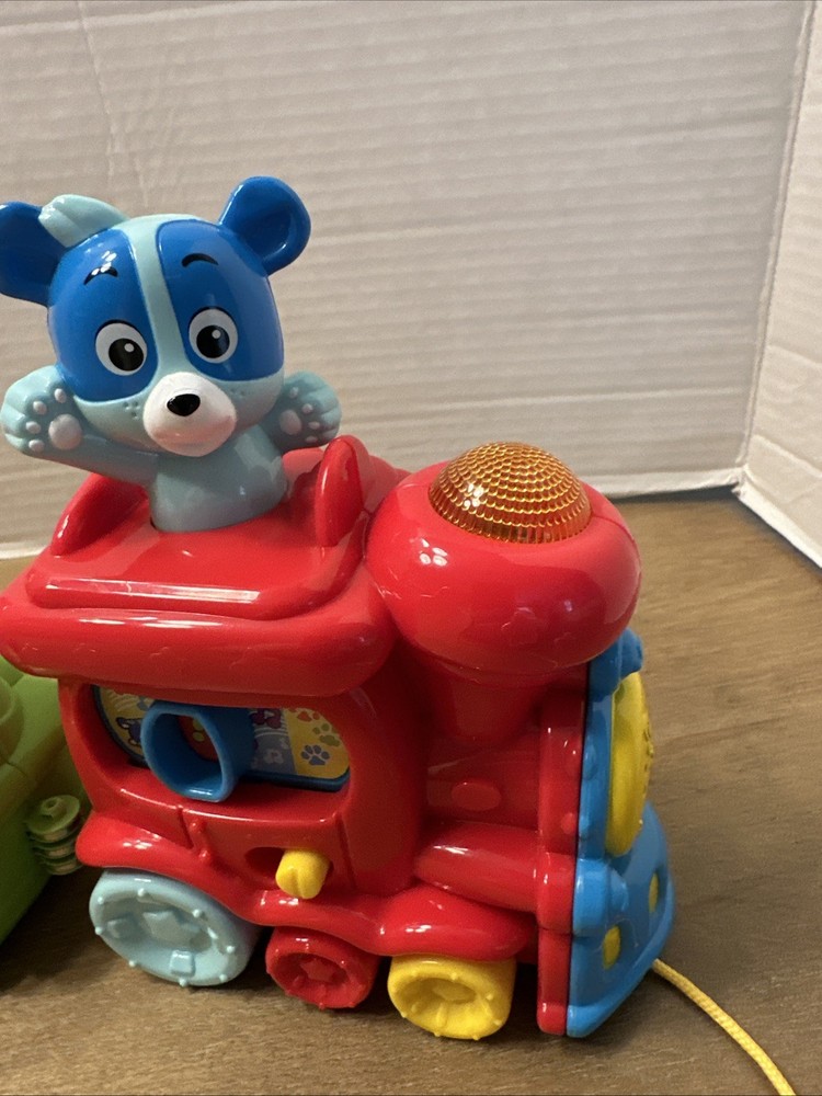VTech Connect & Sing Animal Train Musical Instruments Toddler Pull Toy TESTED