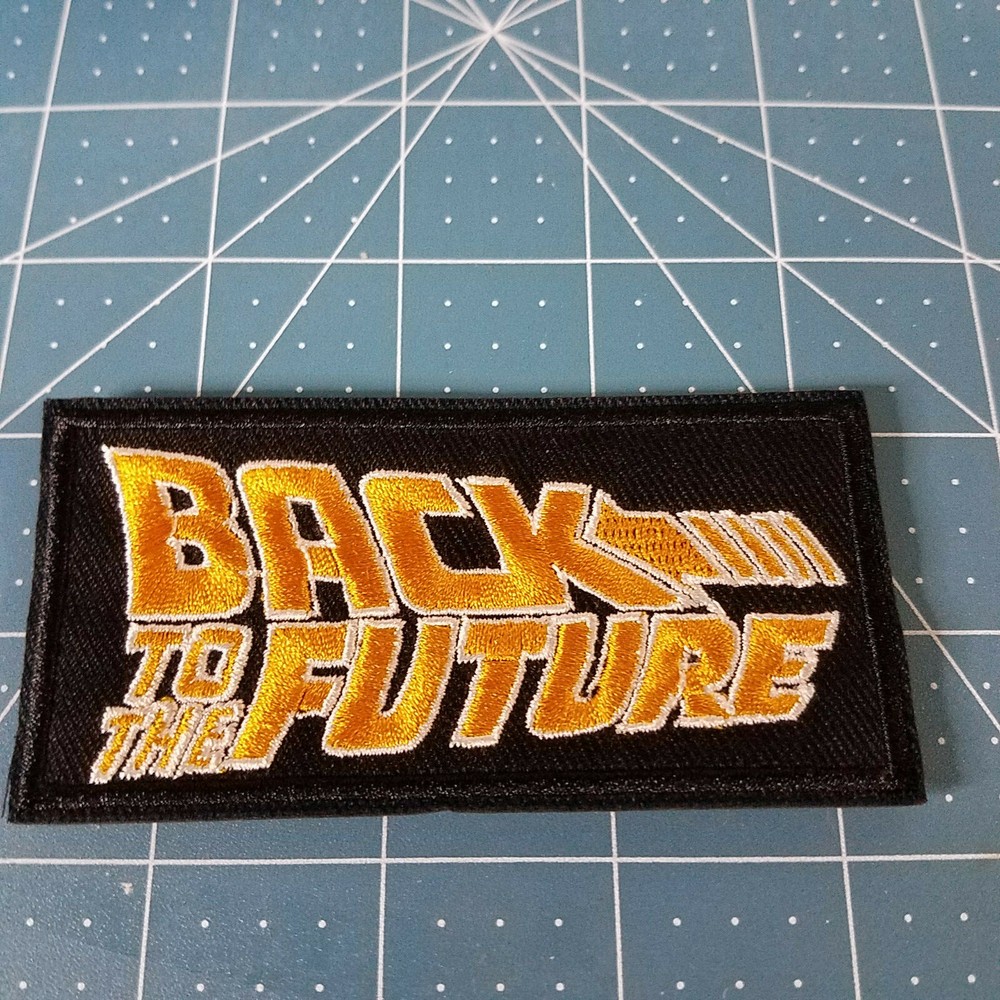 Back To The Future Logo Patch 4 inch