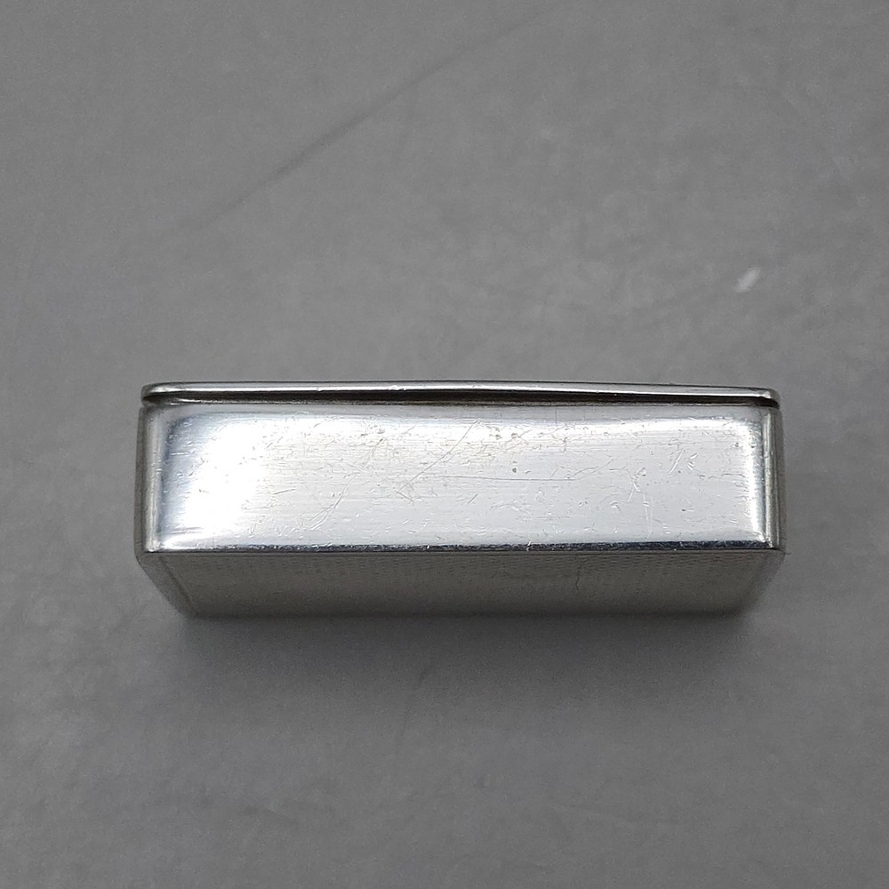 Solid Silver Engine Turned Snuff/Pill Box by D Bros Birmingham 1967