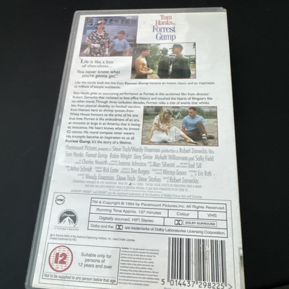 Forrest Gump (VHS, 1995)