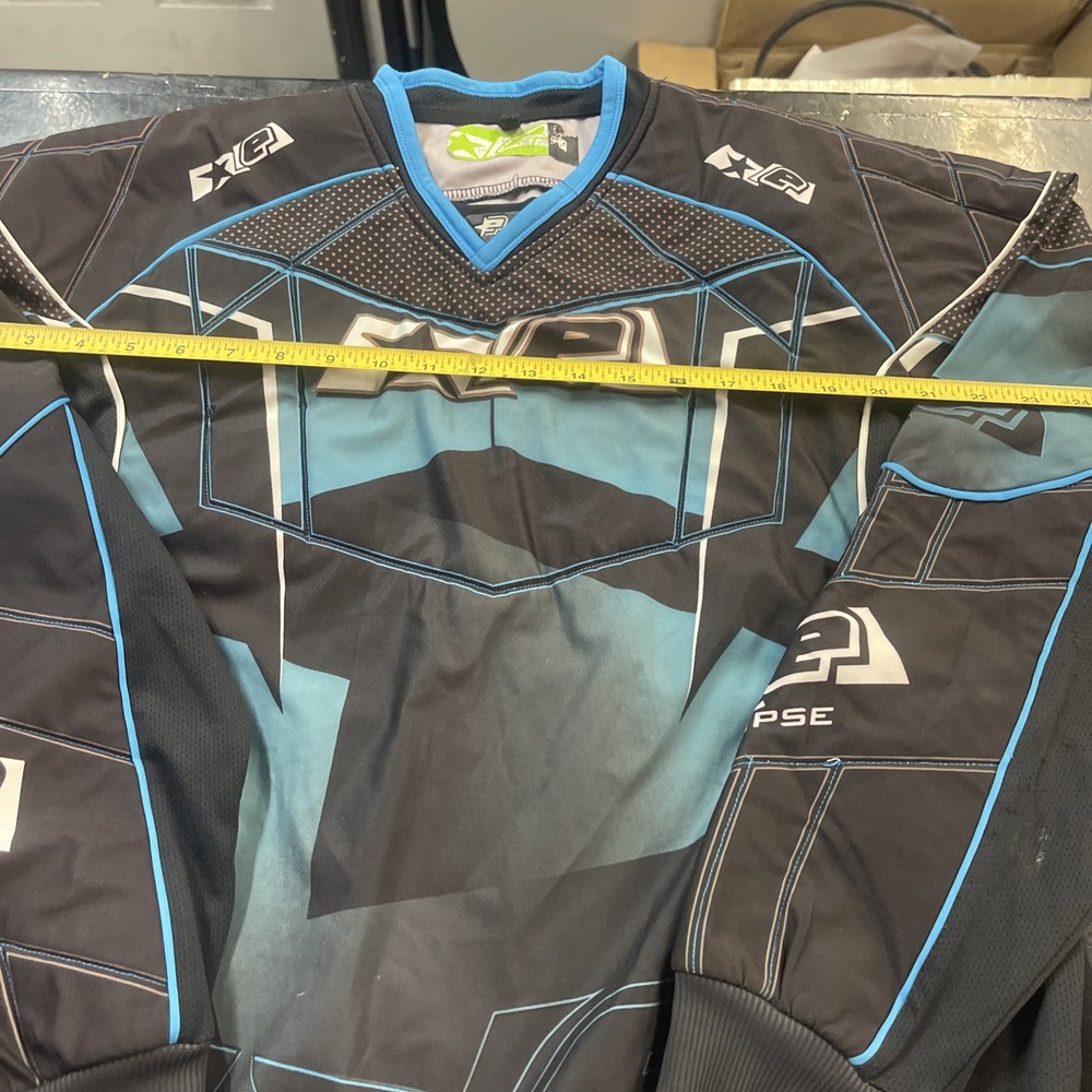 Planet Eclipse Blue and Black Jersey used Small-medium