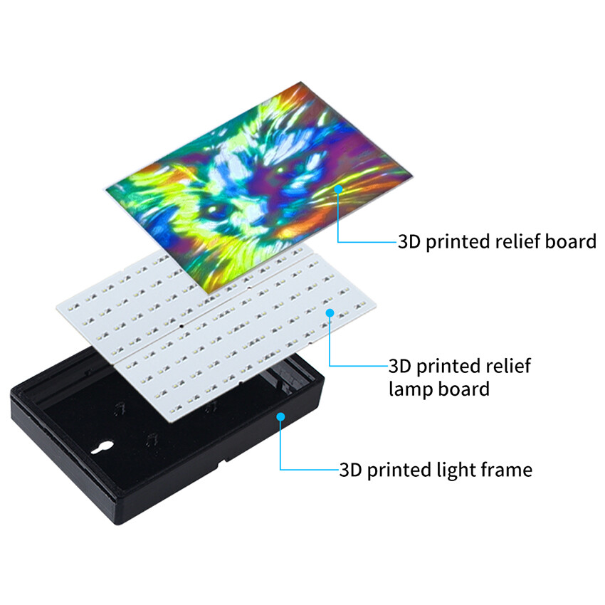 3D Printing LED Lighting Board 5V USB Powered for Bambu Lab