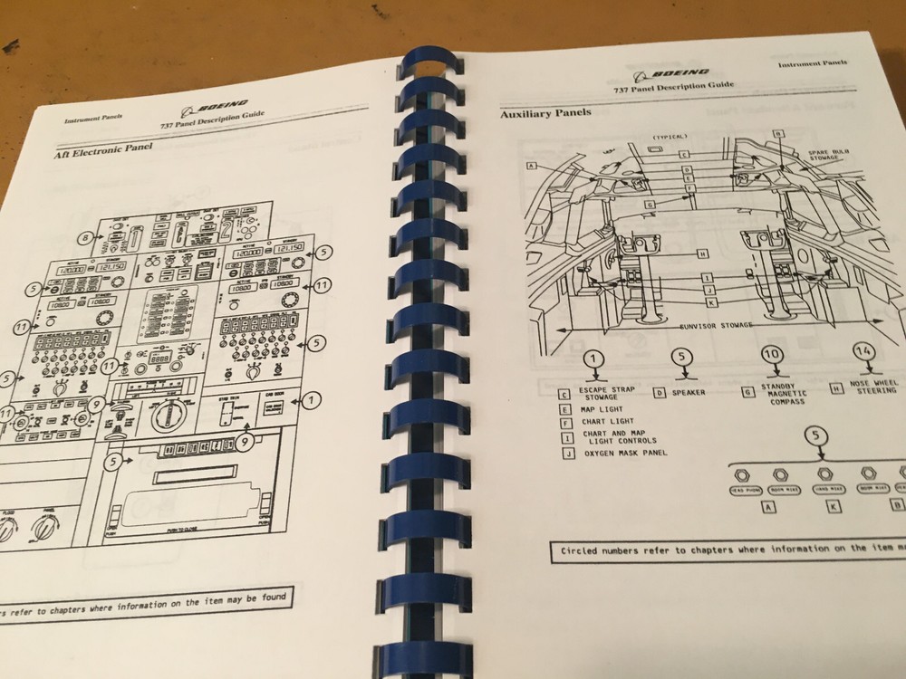 Boeing 737 Instrument Panel Description Guide