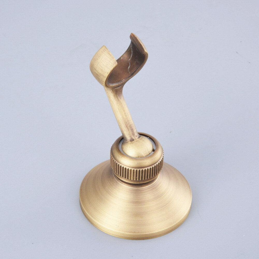 Antique Brass Hand Held Shower Head Holder Wall Mount Adjustable Bracket ehh122