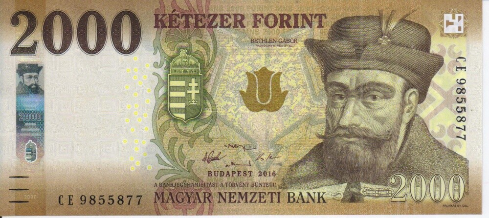 Hungary 2000 HUF 2016 UNC (P204a)