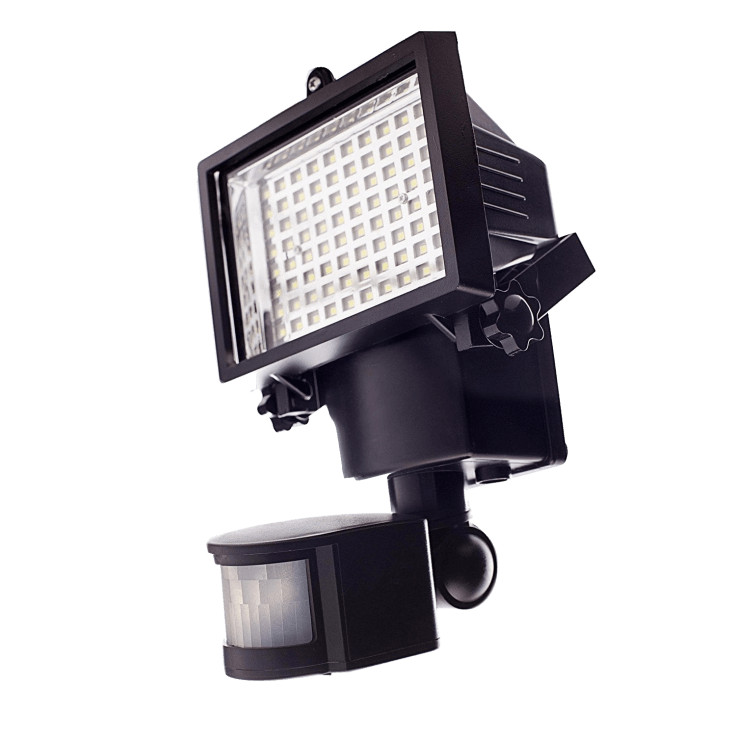 Qualitus 80 LED Motion Sensing Waterproof Solar Powered Security Light