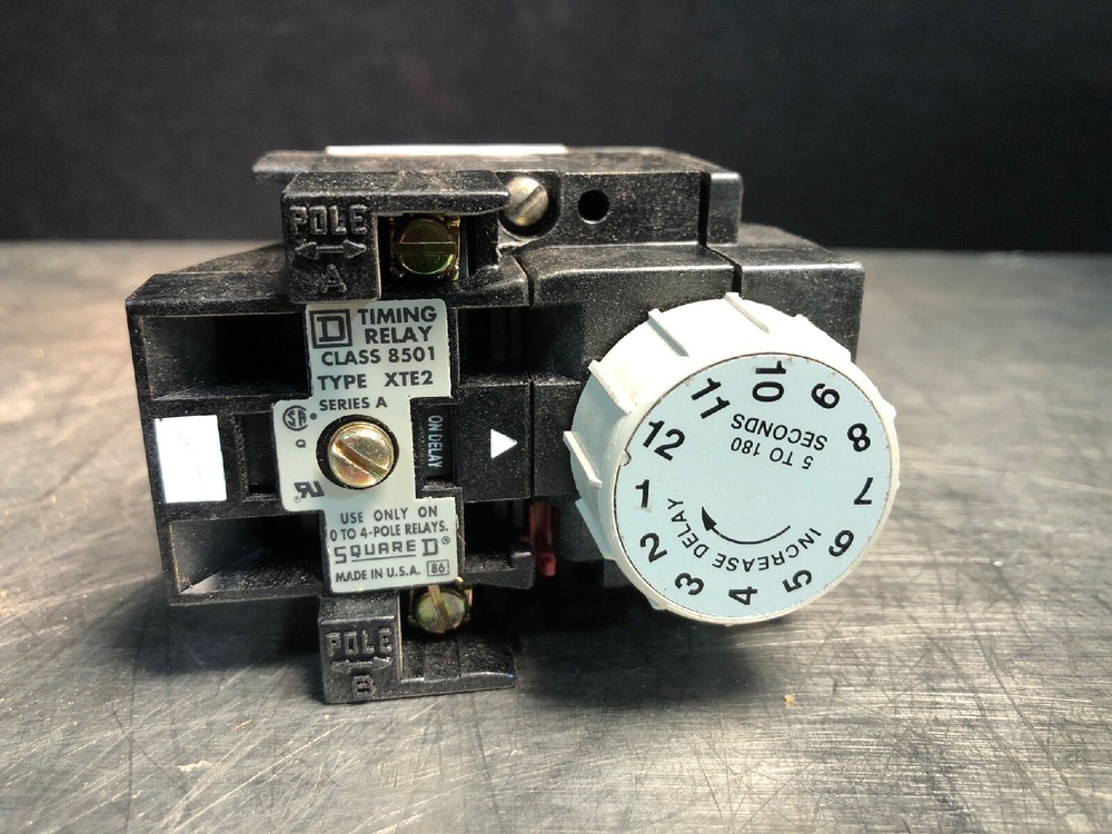 NEW SQUARE D CLASS 8501 TYPE XTE2 TIMING RELAY ATTACHMENT