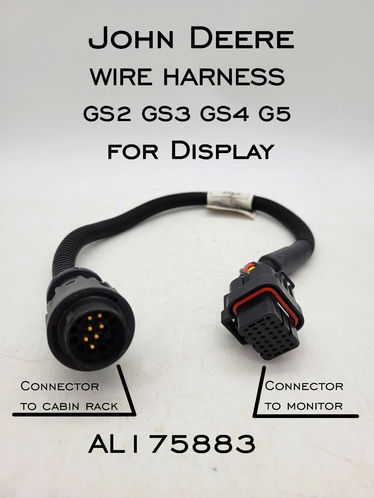 Genuine John Deere Wire Harness GS2 GS3 GS4 G5 AL175883 for Display Agriculture