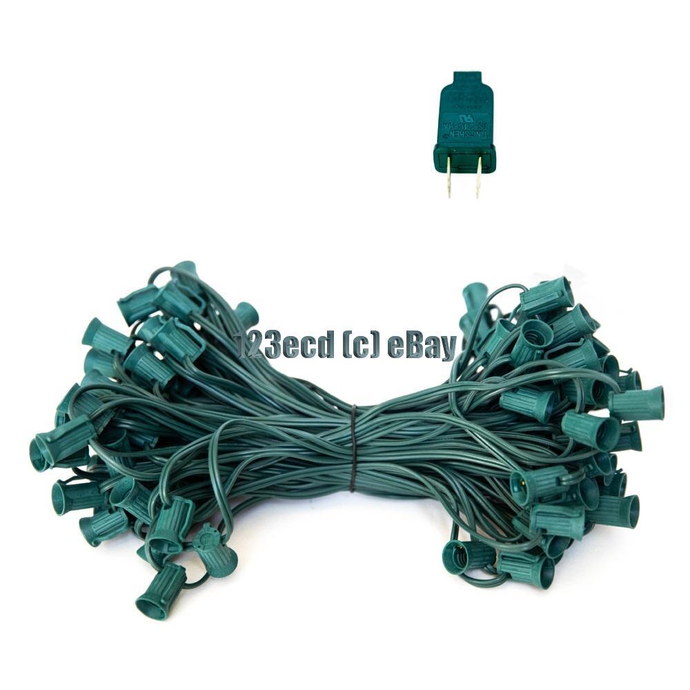 Green C7 100ft Light String SPT-1 - Lights