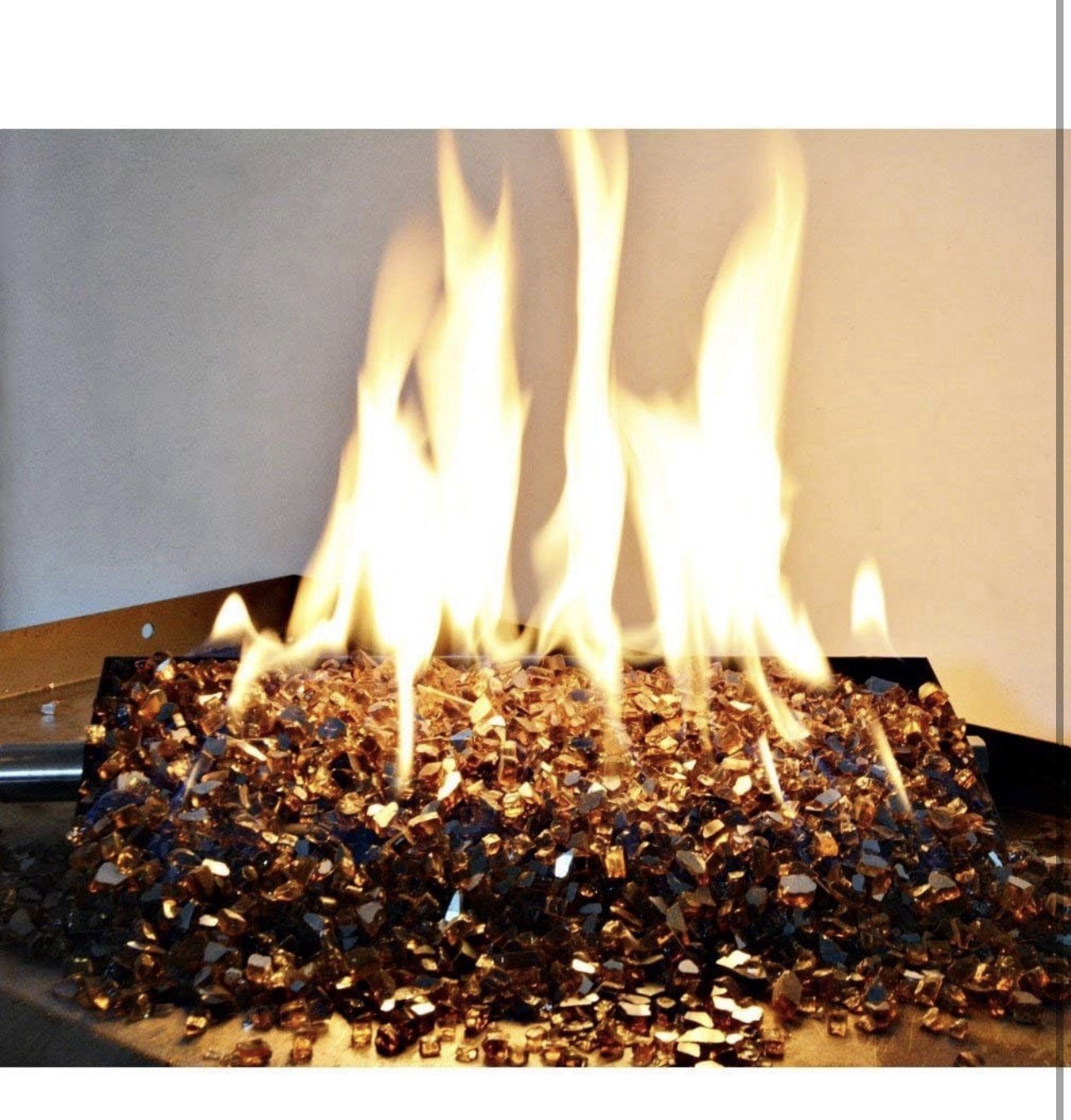 Stanbroil Stainless Steel Natural Gas Fireplace Trpl Flame Pan Burner Kit, 16.5”