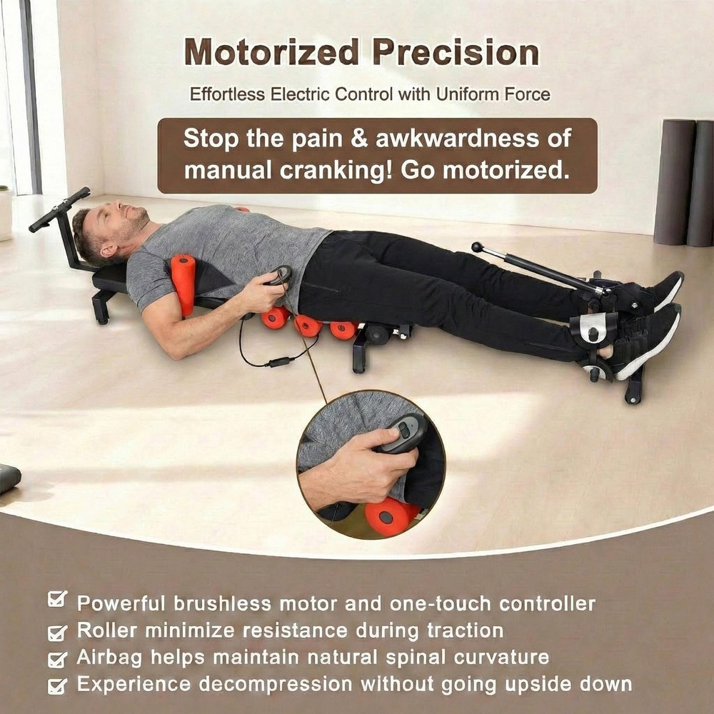 Electric Traction Machine for Neck and Back, Home Spinal Decompression Device...
