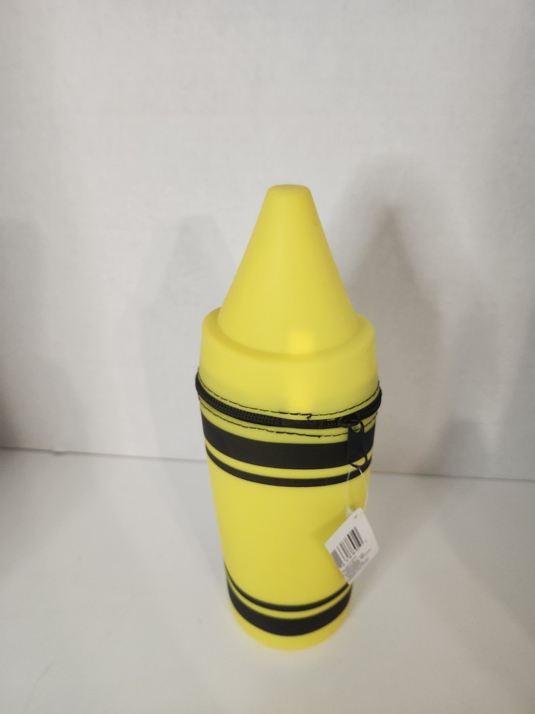 Crayon Shape Rubber Pencil Pouch - NEW