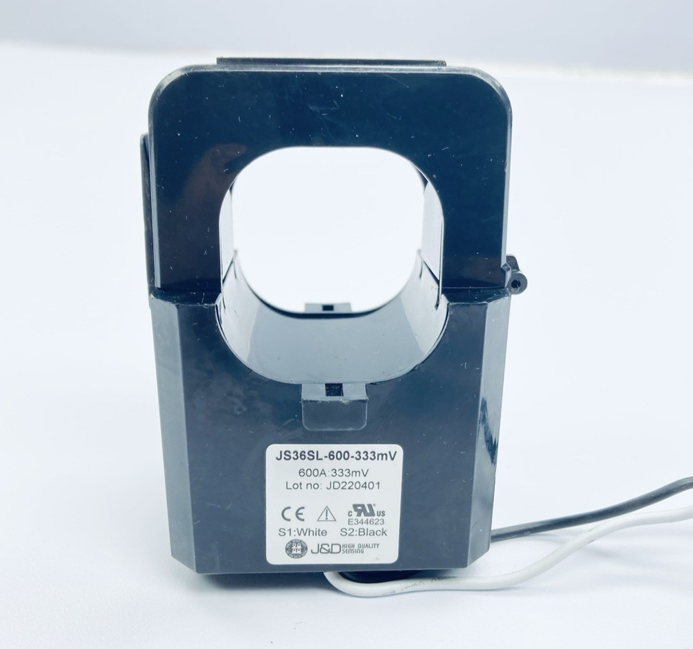 J&D ELECTRONICS JS36L-600-333mV Split-Core Current Transformer 600A 333mV