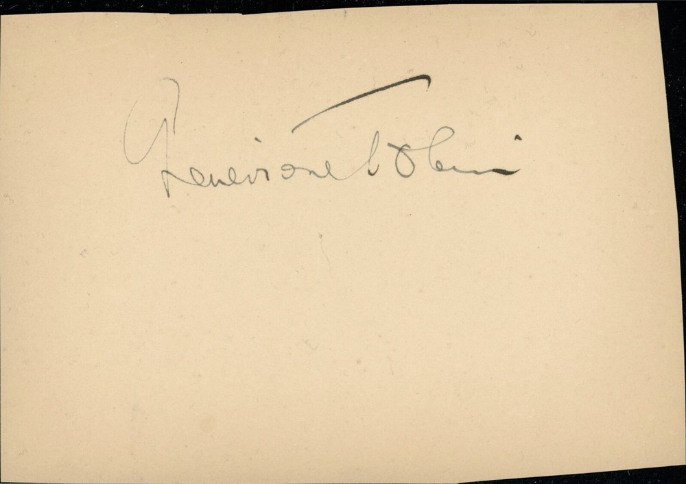 Vintage Genevieve Tobin Autograph