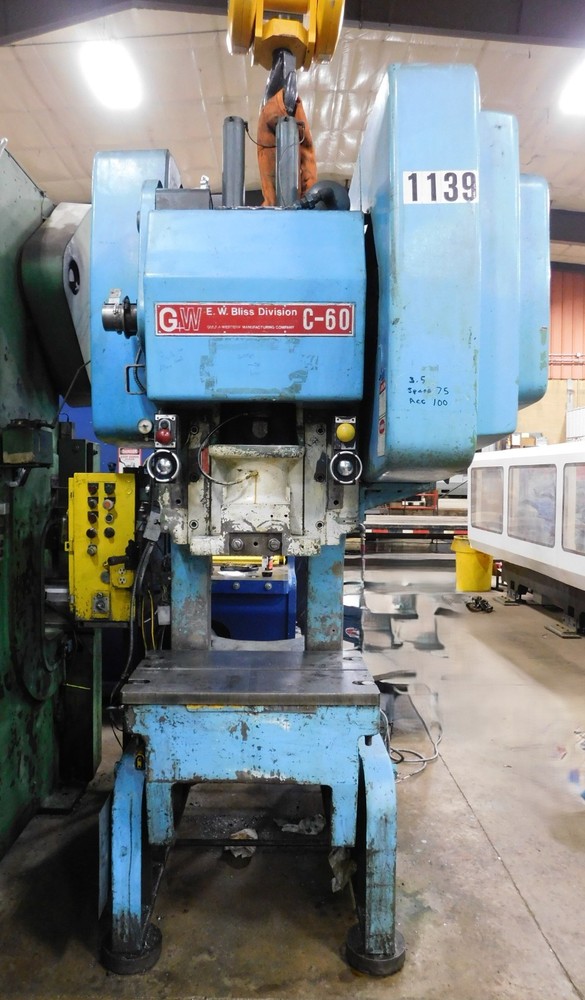 #11217: Bliss 60 Ton OBI Press