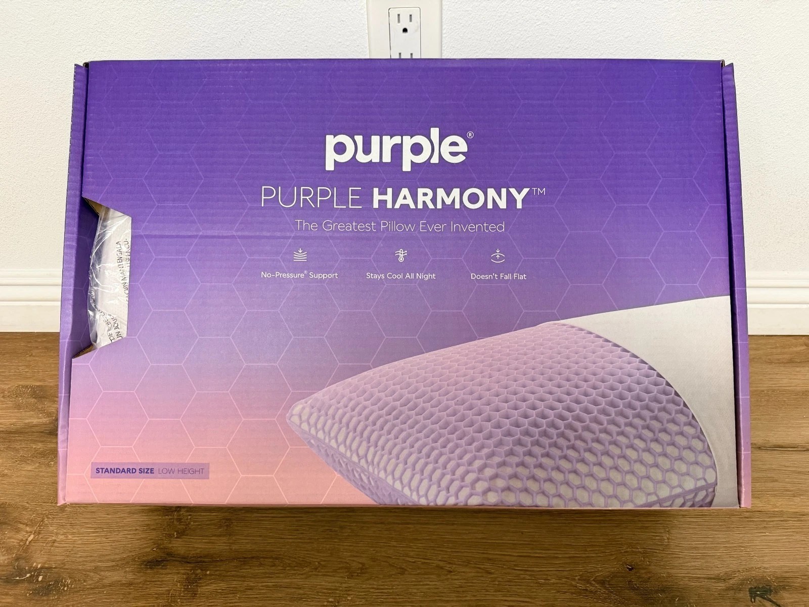 Purple Harmony Pillow - The Greatest Pillow Ever Invented 360 Hex Standard,Queen