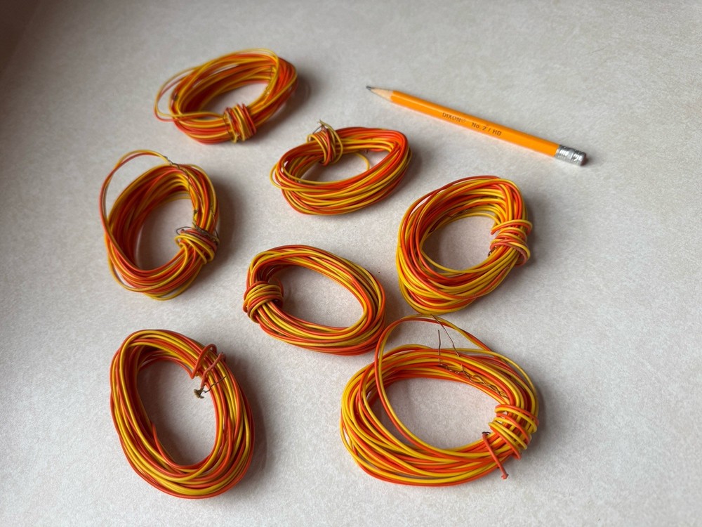 BLASTING CAP WIRE leftover from stump blowing