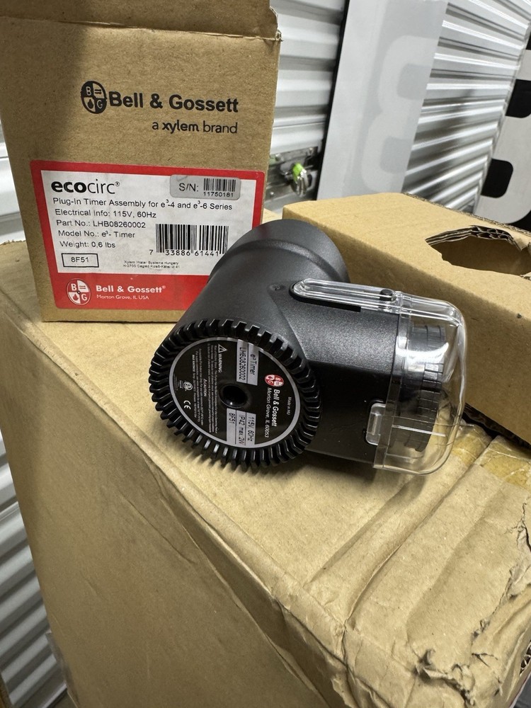 Bell & Gossett LHB08260002 Plug and Play Timer, For Use With e3 ecocric