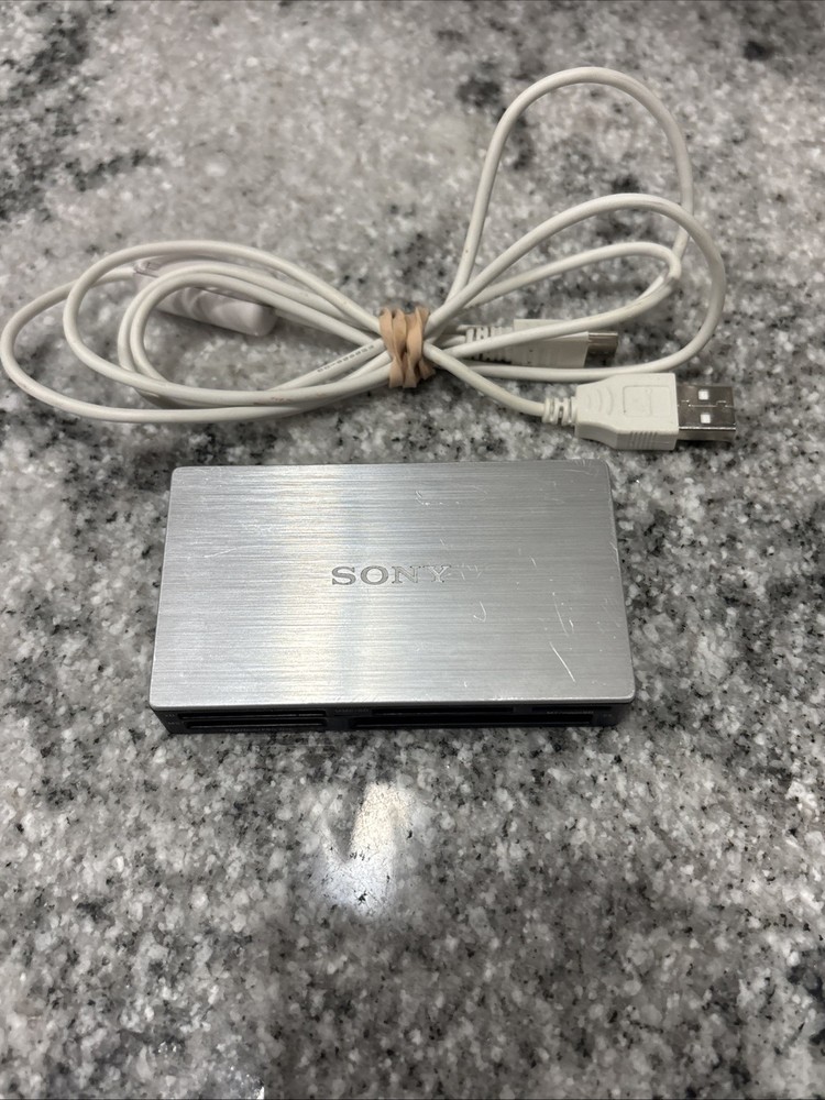 Sony USB External Multi-Format Card Reader/Writer MRW-EA7 - WORKS - TESTED