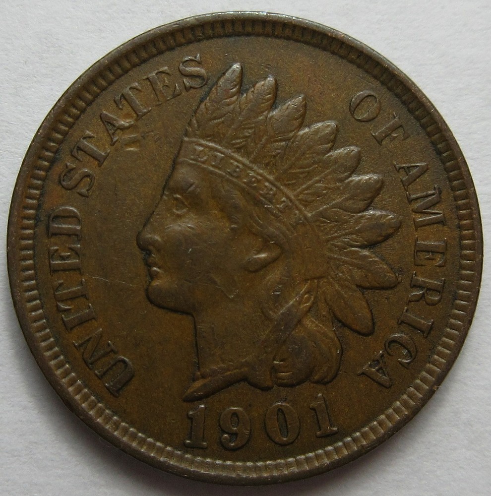 1901 Indian Cent -UNC- (#1220c)
