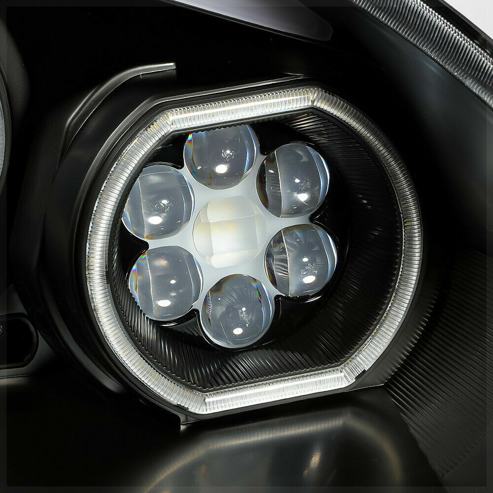 FREIGHTLINER CASCADIA 08-17 FULL LED HEADLIGHT BLACK PAIR (DRIVER & PASSENGER)