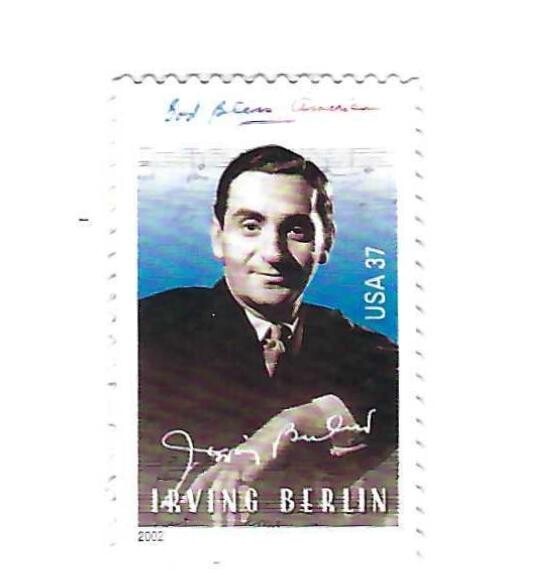 STAMP US SCOTT 3669 "Irving Berlin" 37 CENT 2002 MNH