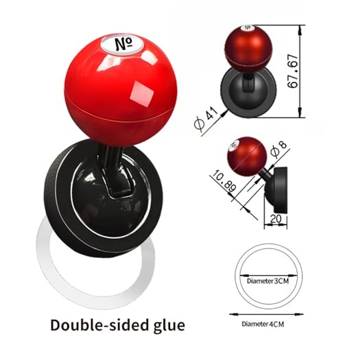 Push Start Button Cover, Joystick Car Starter Protector, Metal One-Touch Push