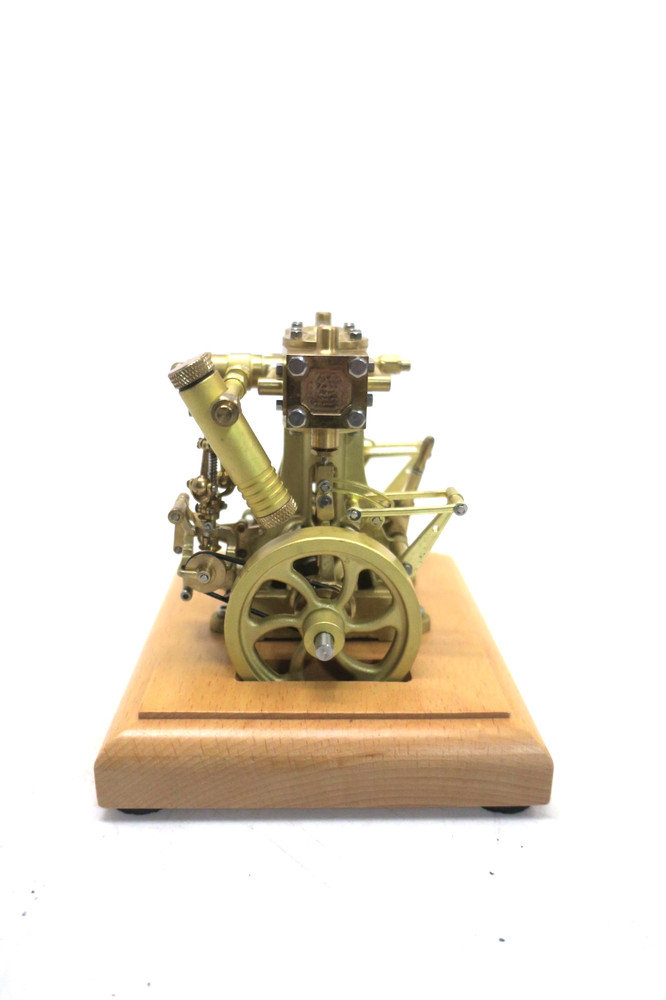 M30 Mini Retro Double-Cylinder Reciprocating Steam Engine Model
