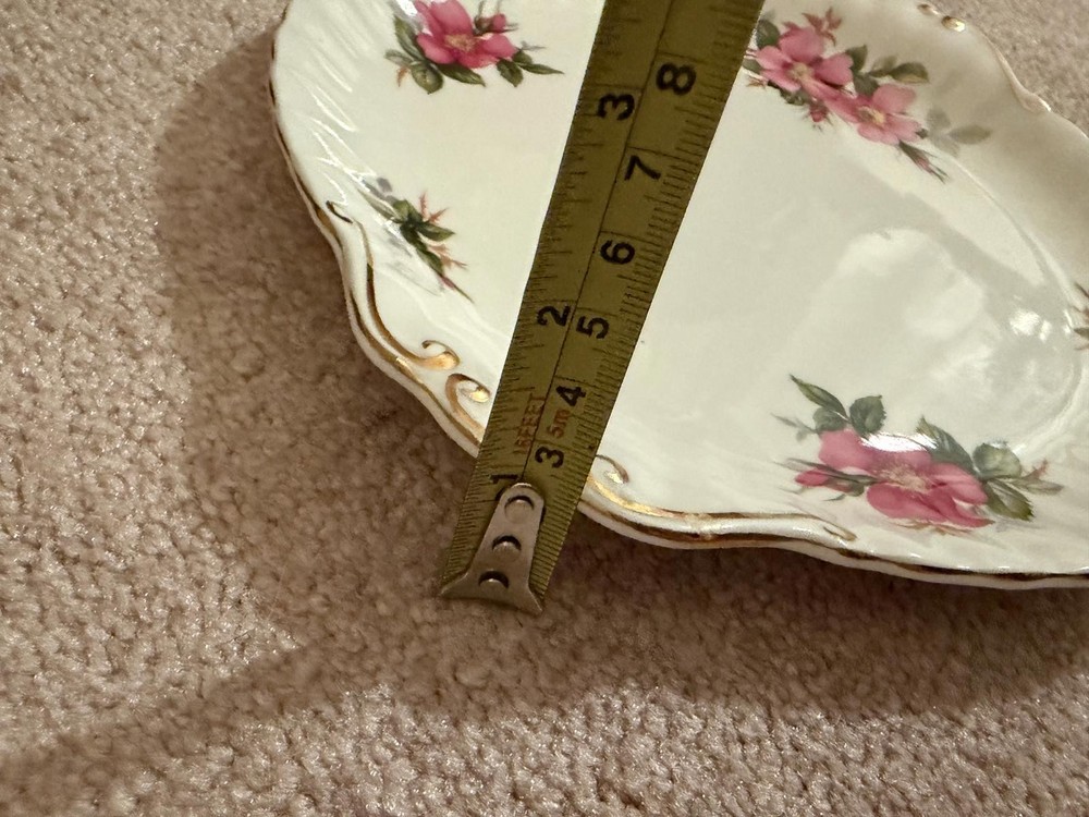 Cake Plate Royal Albert Prairie Rose Handled Cake Dish cod3
