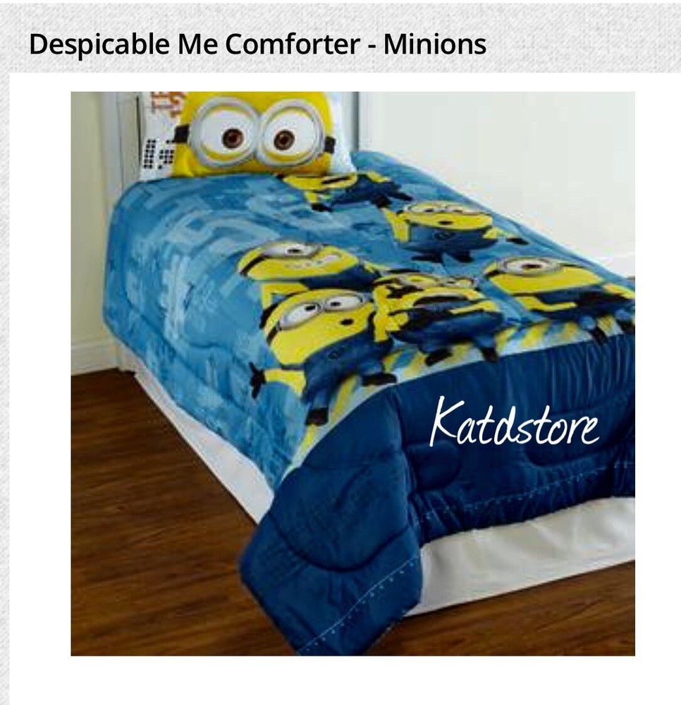 Despicable Minion Twin Size COMFORTER Only