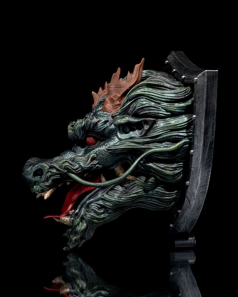 Eastern Dragon Trophy Wallmount - 3D Printed