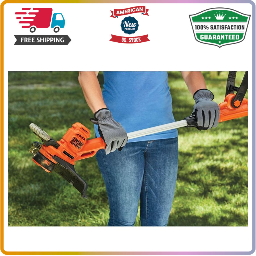 Corded 6.5A Weed Wacker with Auto Feed Spool, 14" Cut Width, Edger Mode