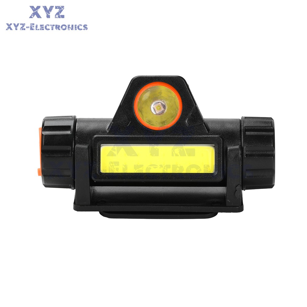 USB Rechargeable LED Headlamp Headlight Head Light Flashlight w/Mounting Bracket