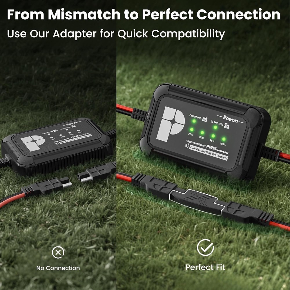 High-Efficiency 10A PWM Charge Controller for 12V Solar Systems - Auto Shutdown