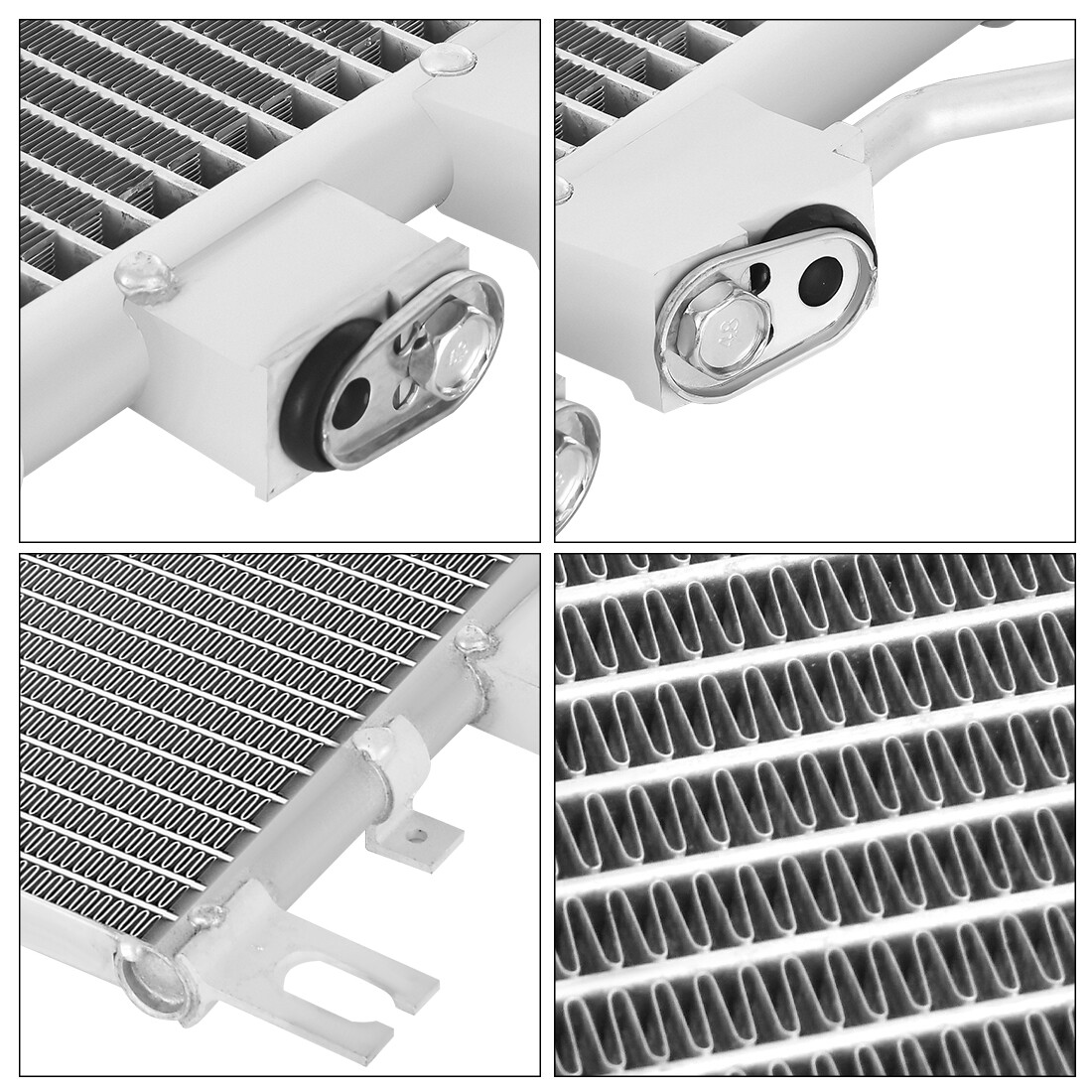 A/C AC Condenser for 2010-2015 Chevy Equinox GMC Terrain 2.4L 3.0L 3.6L Aluminum