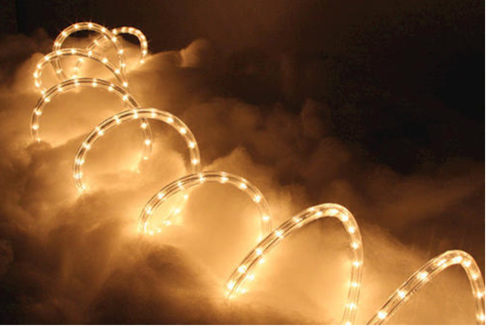 30' Clear rope light