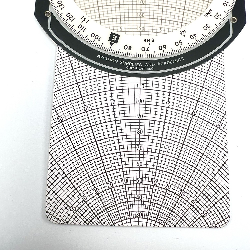 1992 - 1994 ASA Air Classics Micro E6B Flight Computer with Manual, Plastic Case