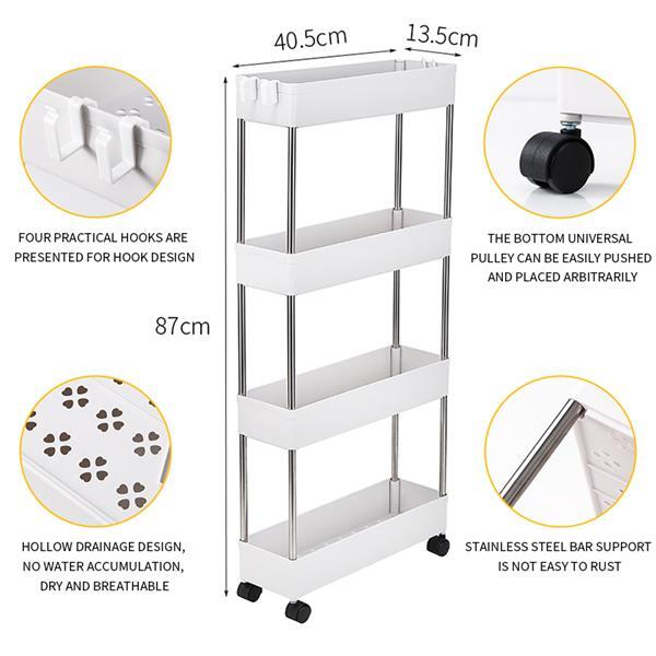 4 Tier Slim Storage
