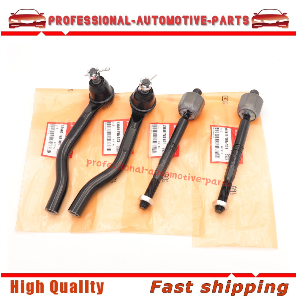 OEM 1 Set Inner + Outer Tie Rod Steering Gear Fit For 2018-2022 Honda Accord