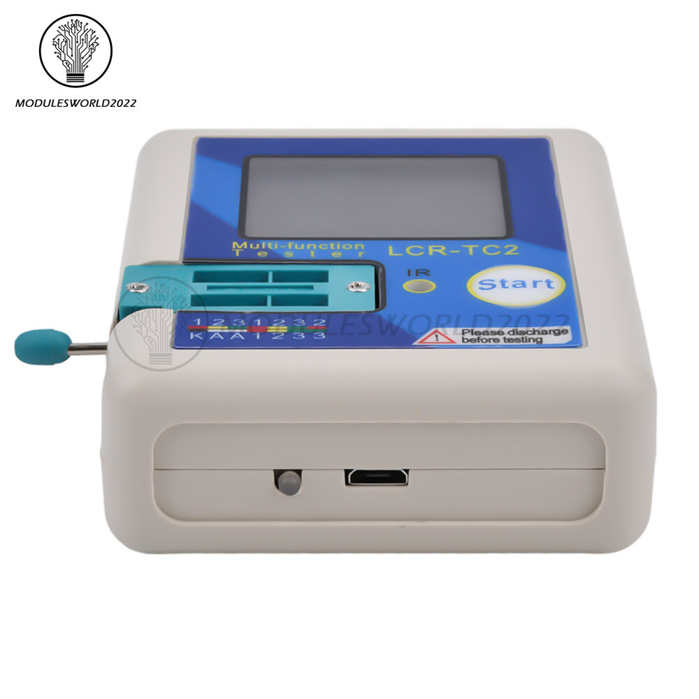 Upgraded LCR-TC2 Transistor Tester TFT Diode Triode Capacitance Meter ESR Kit