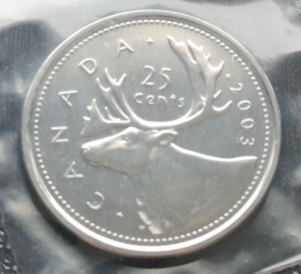 🇨🇦 Uncirculated 2003 WP Set Plio New Effigy Special Edition Canada