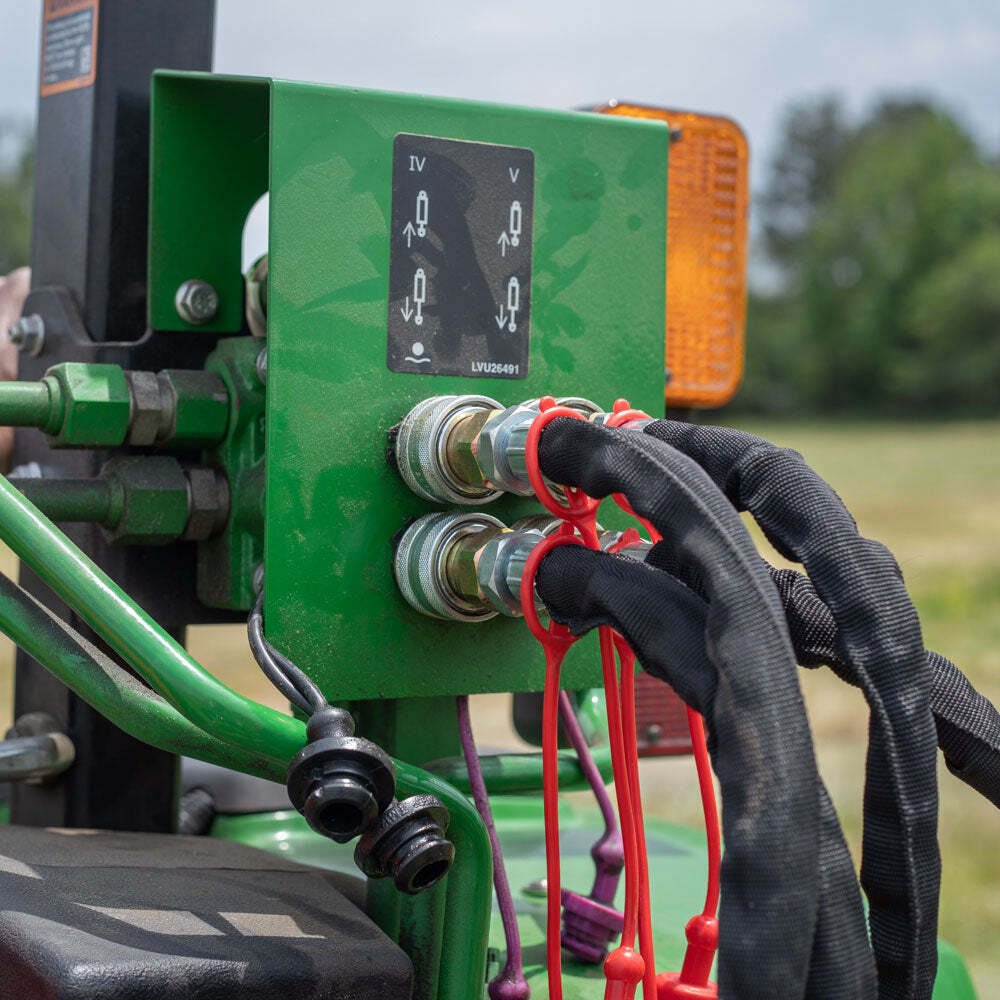 Titan Attachments 3 Point 65" Offset Flail Ditch Bank Mower for Cat 1 Tractors