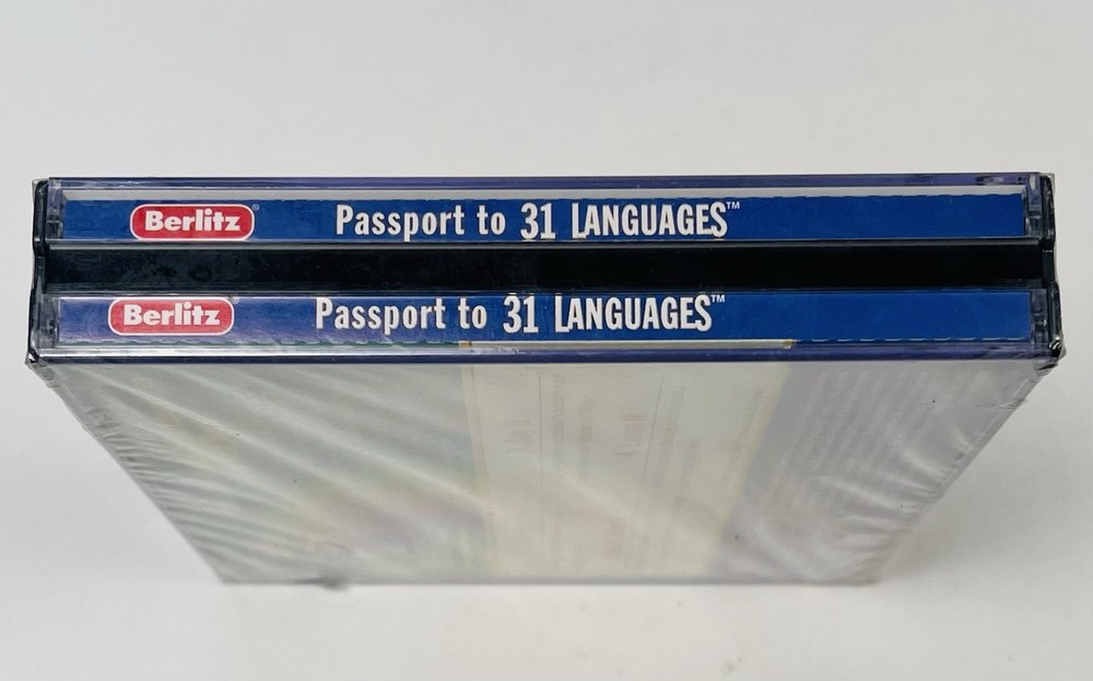 Berlitz Passport to 31 Languages PC CD-Rom Learning Software NIP NEW Sealed