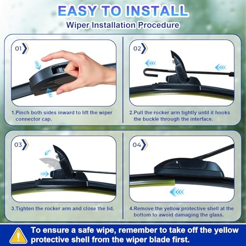 22" + 22" Windshield Wipers Compatible with Dodge Charger 2006