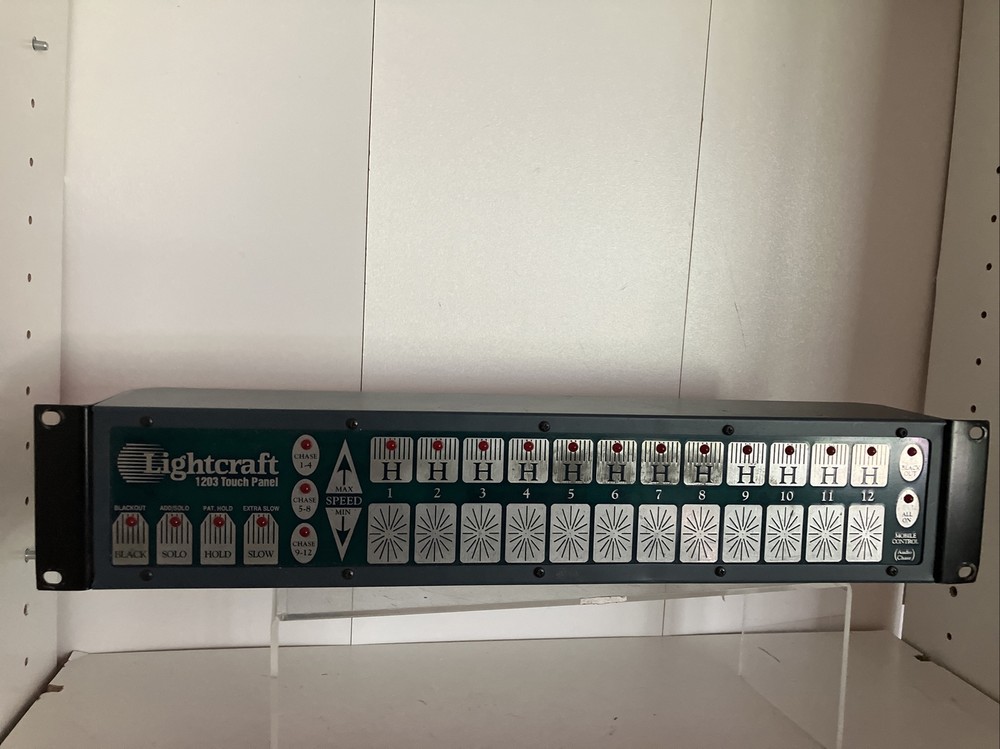 LightCraft  1203 Touch Panel Stage Light Controller Tested Works Light Show