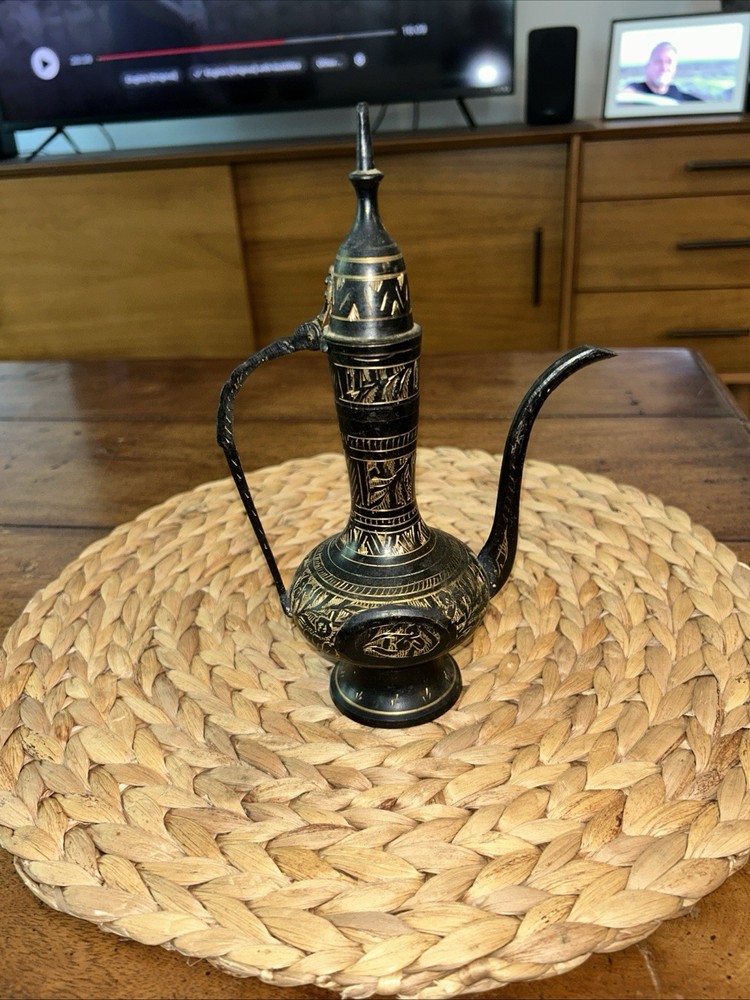 Small Solid Brass Pot Pitcher Made in India